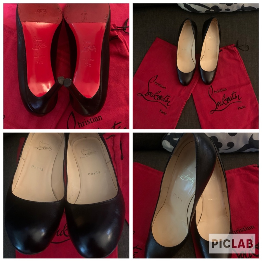 Christian Louboutin Oval Toe Pump